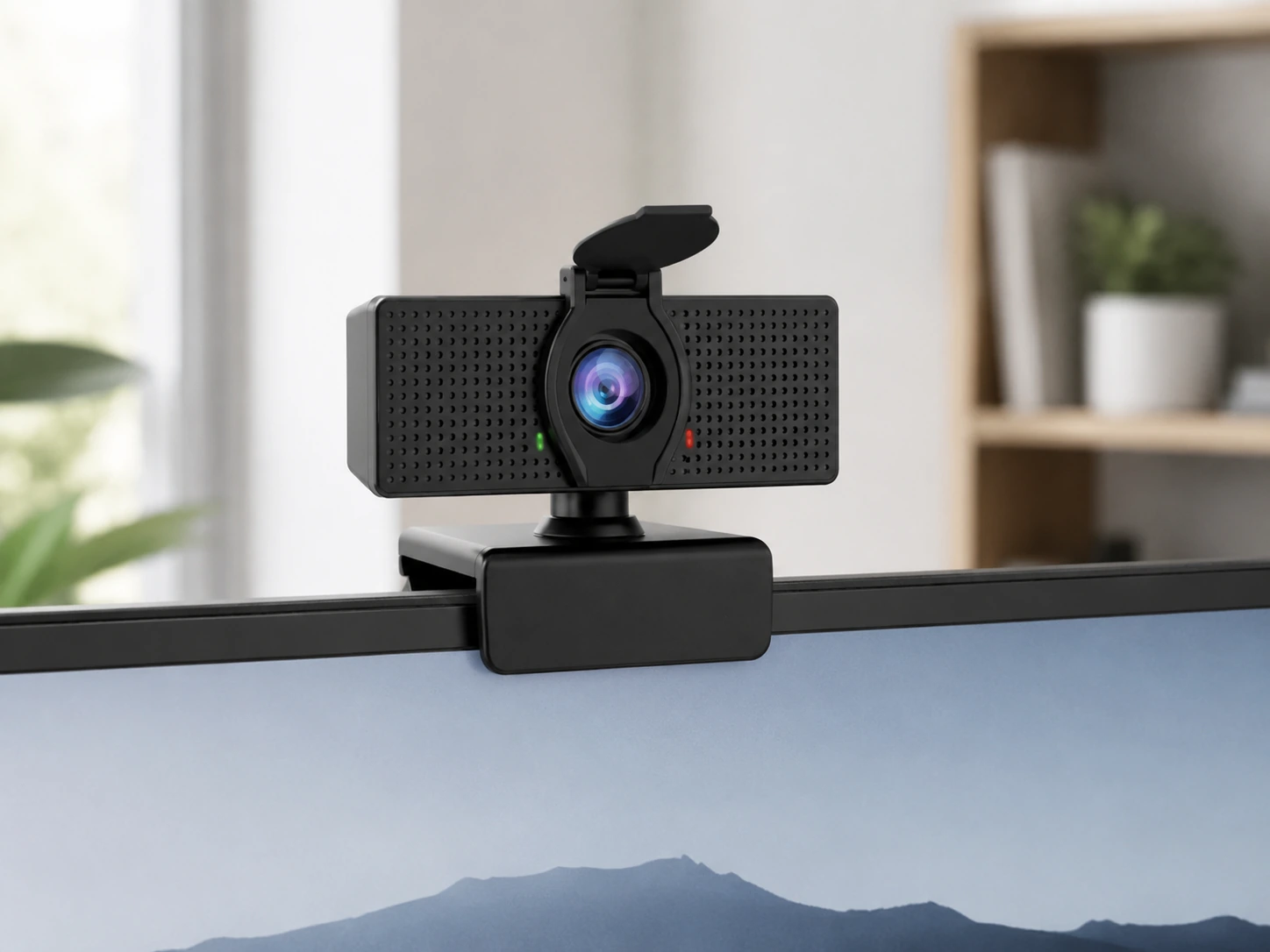 Angetube 862 Pro 1080p 60fps webcam with ring light