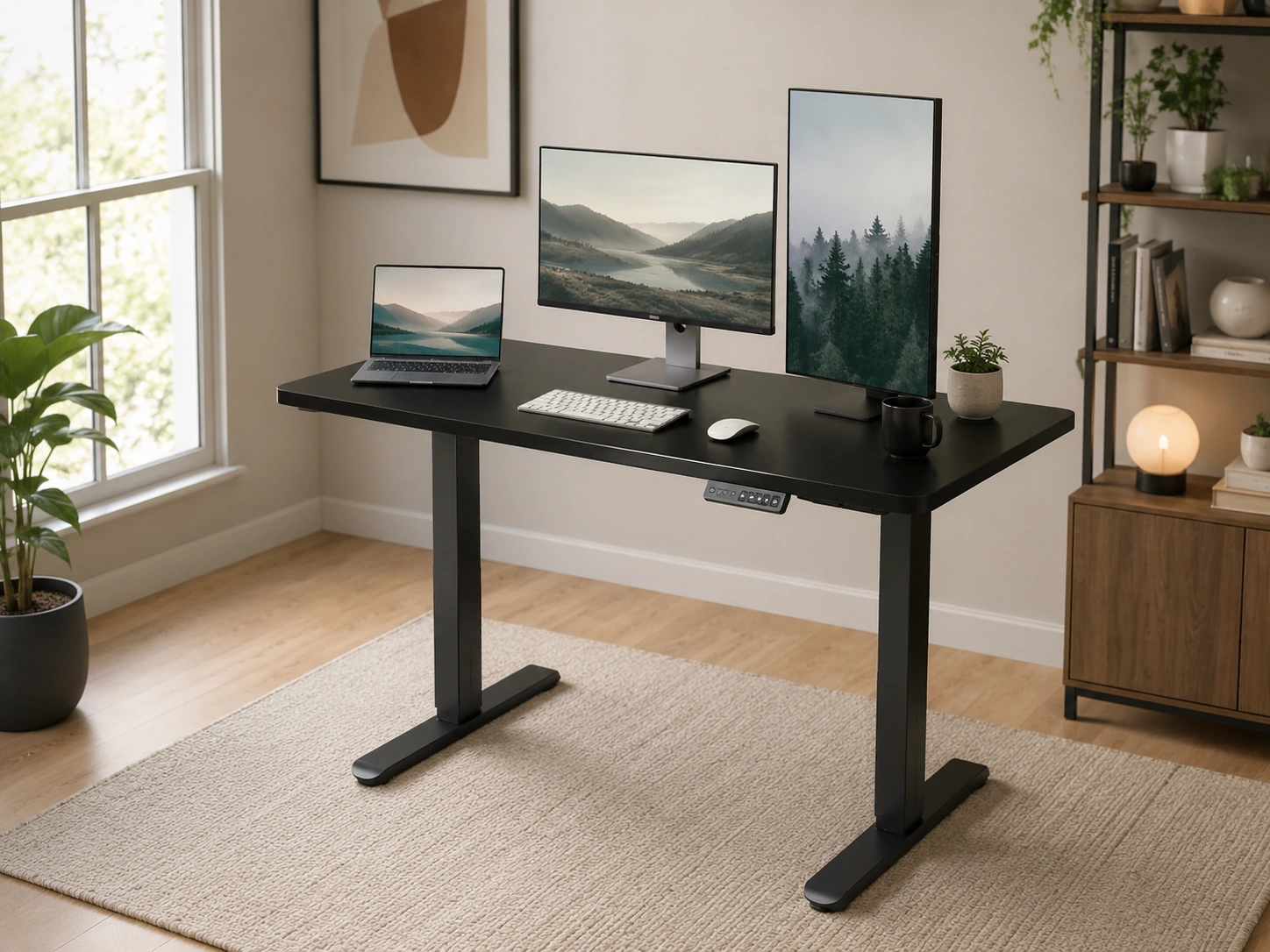 ErGear Height Adjustable Electric Standing Desk, 48x24"