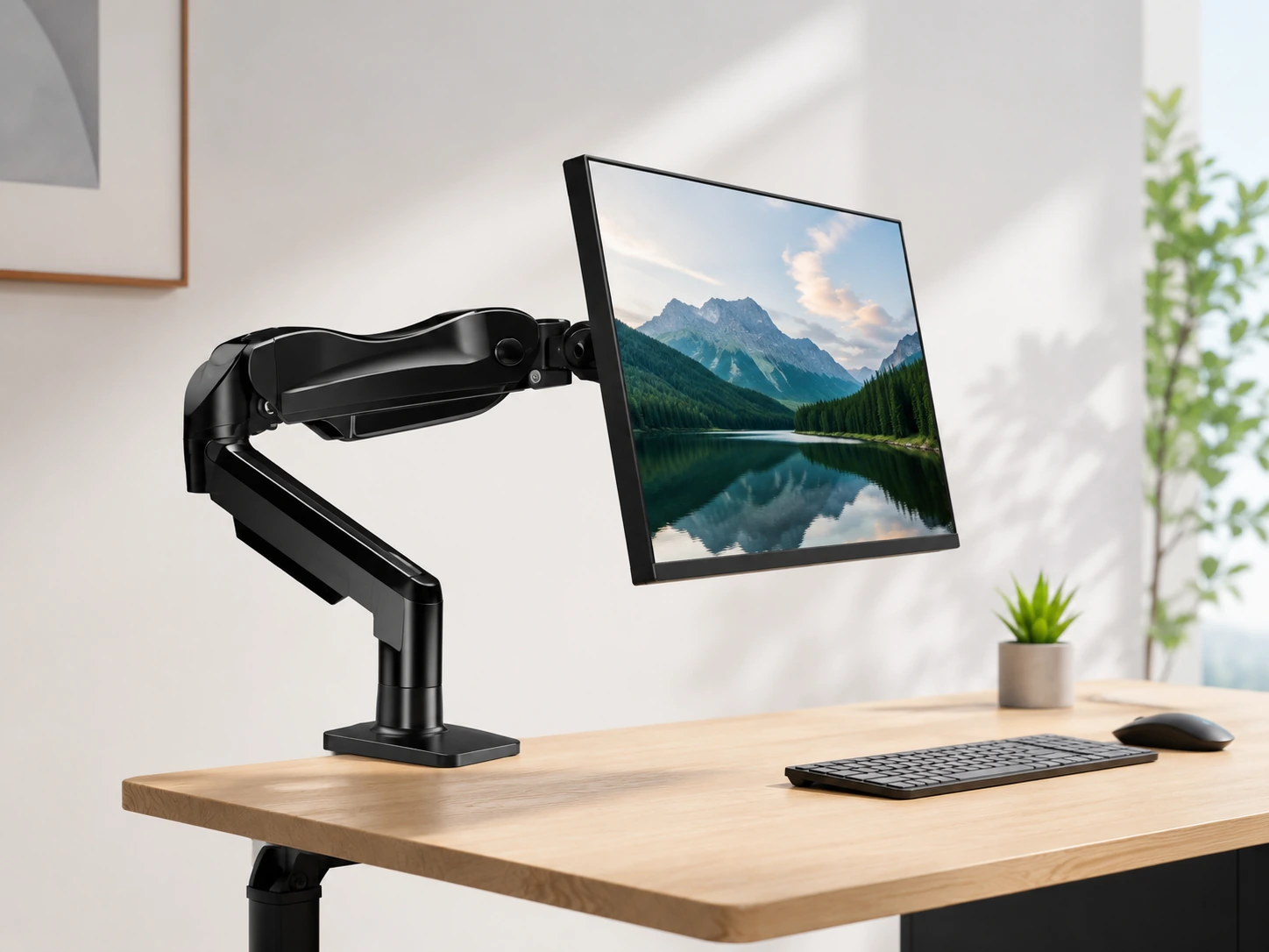 HUANUO FlowLift Dual Monitor Arm