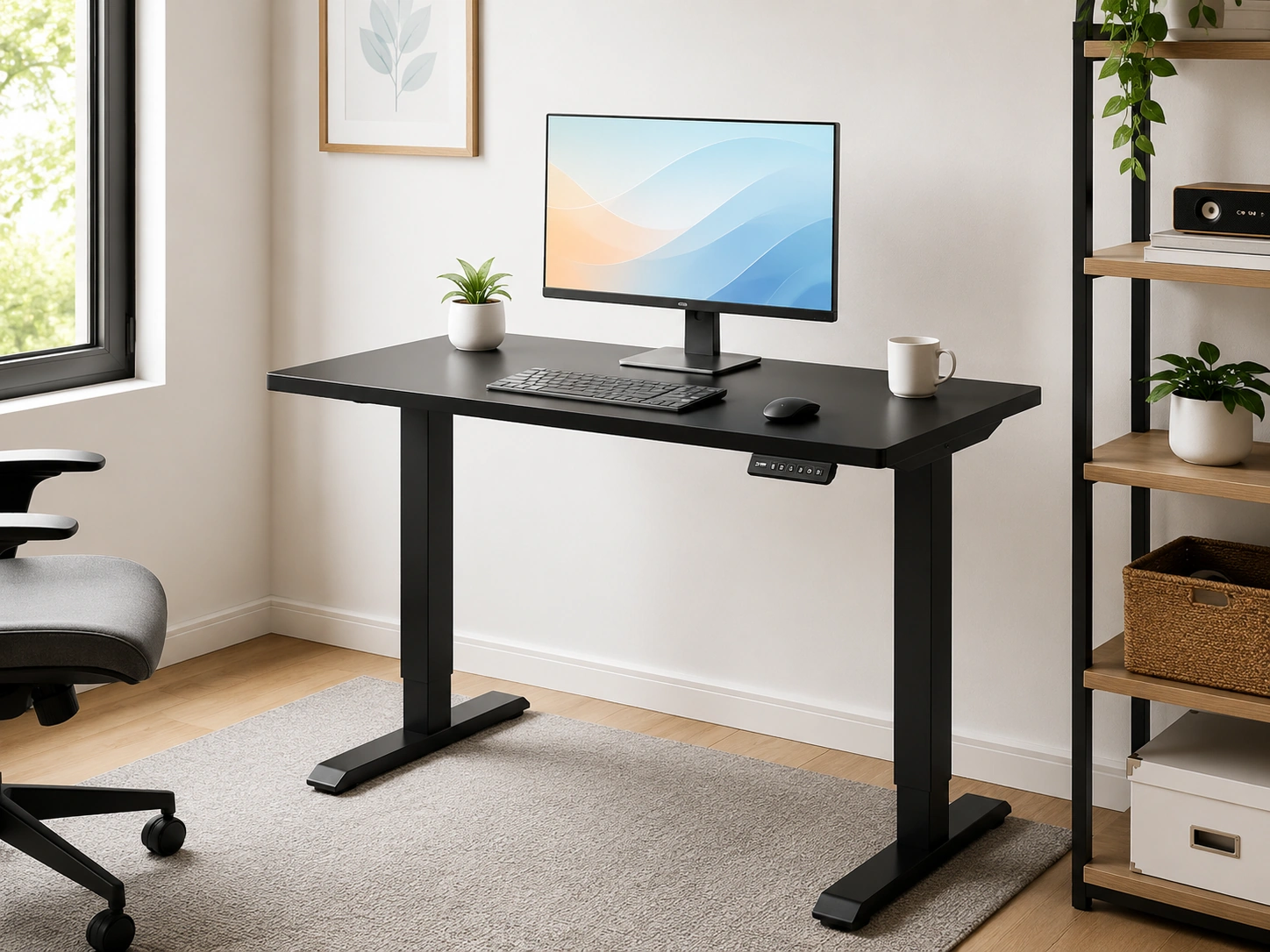 Claiks Electric Standing Desk, 48x24"
