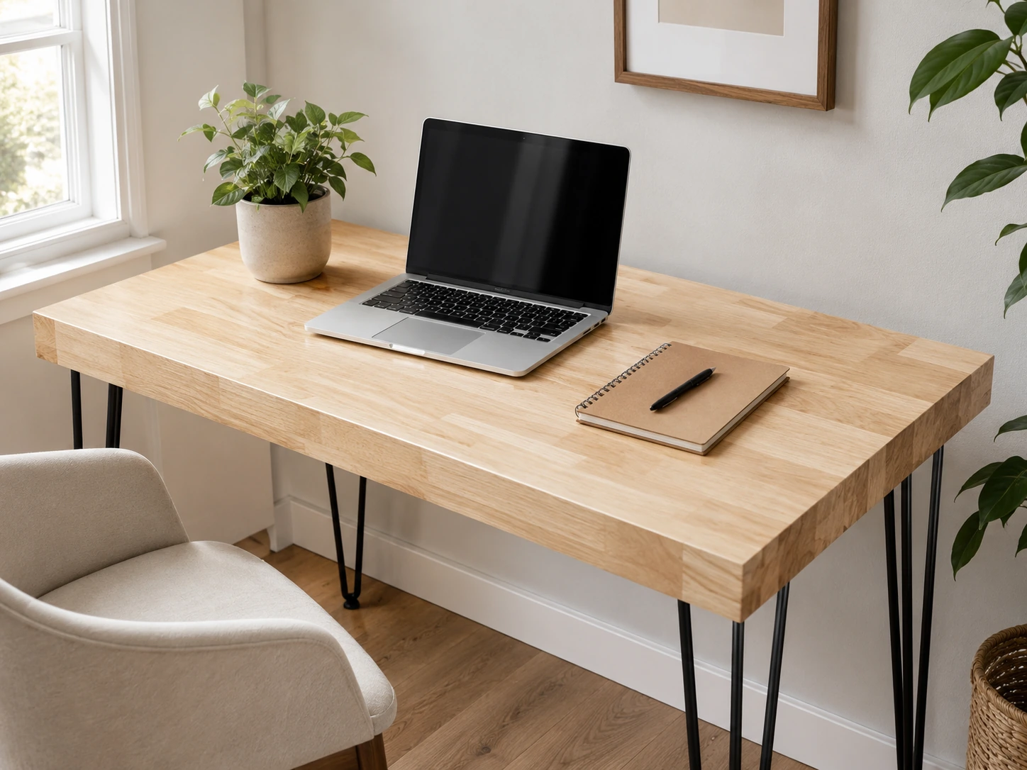 International Concepts Vista Solid Wood Desk with 2 Drawers