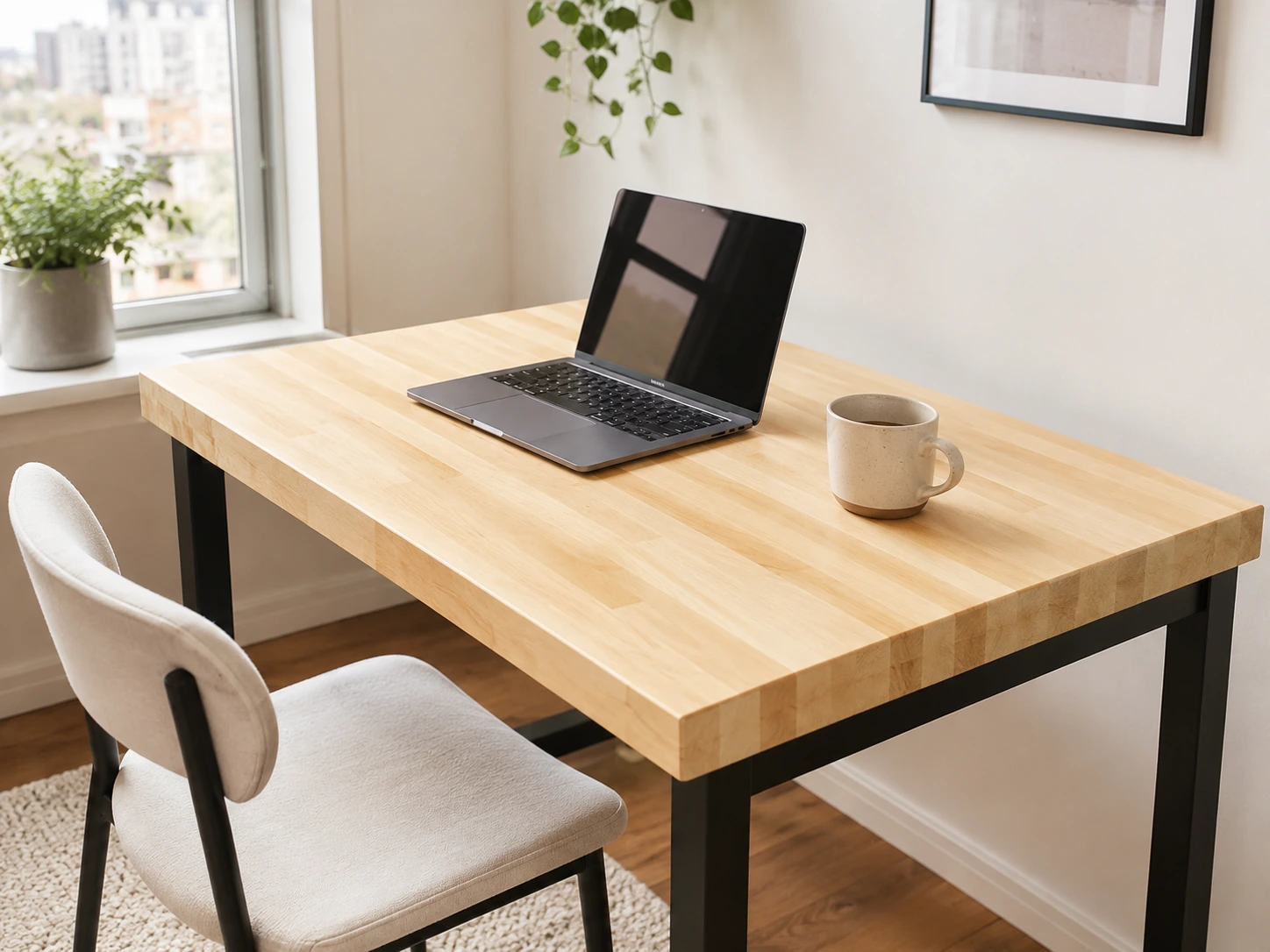 Pemberly Row 60 inch Contemporary Solid Wood Desk
