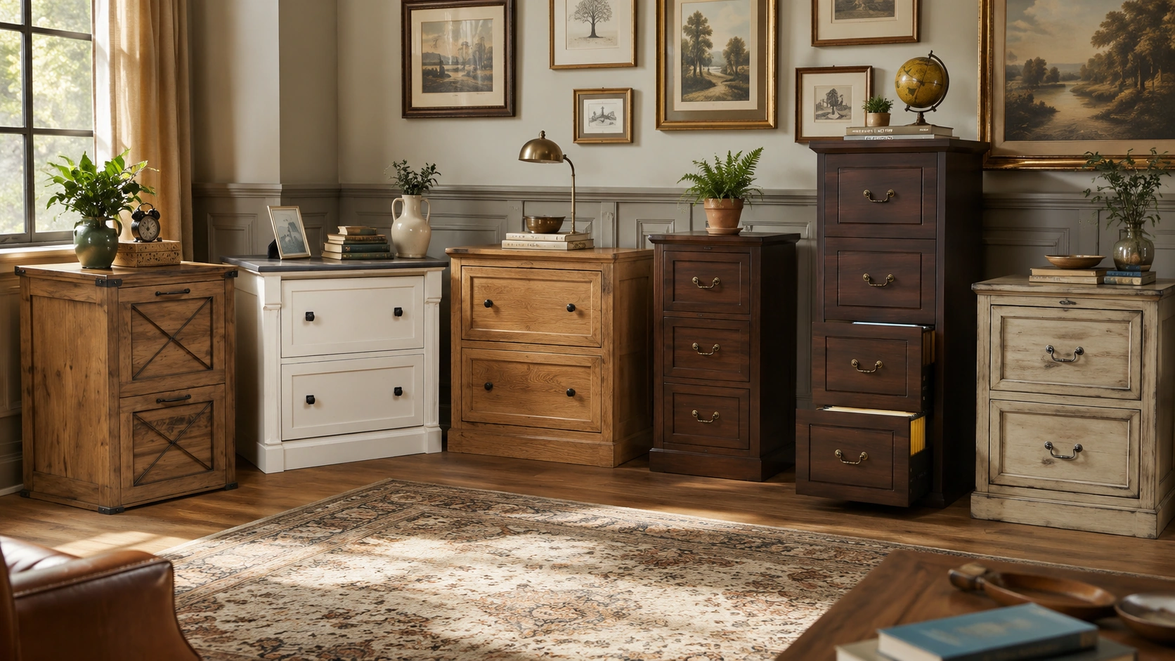 The Best Vintage Wood File Cabinets for Home Office, Compared