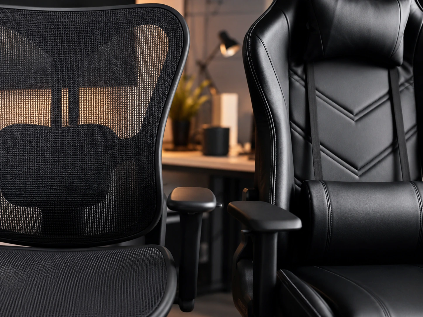 Mesh vs PU leather chair breathability comparison