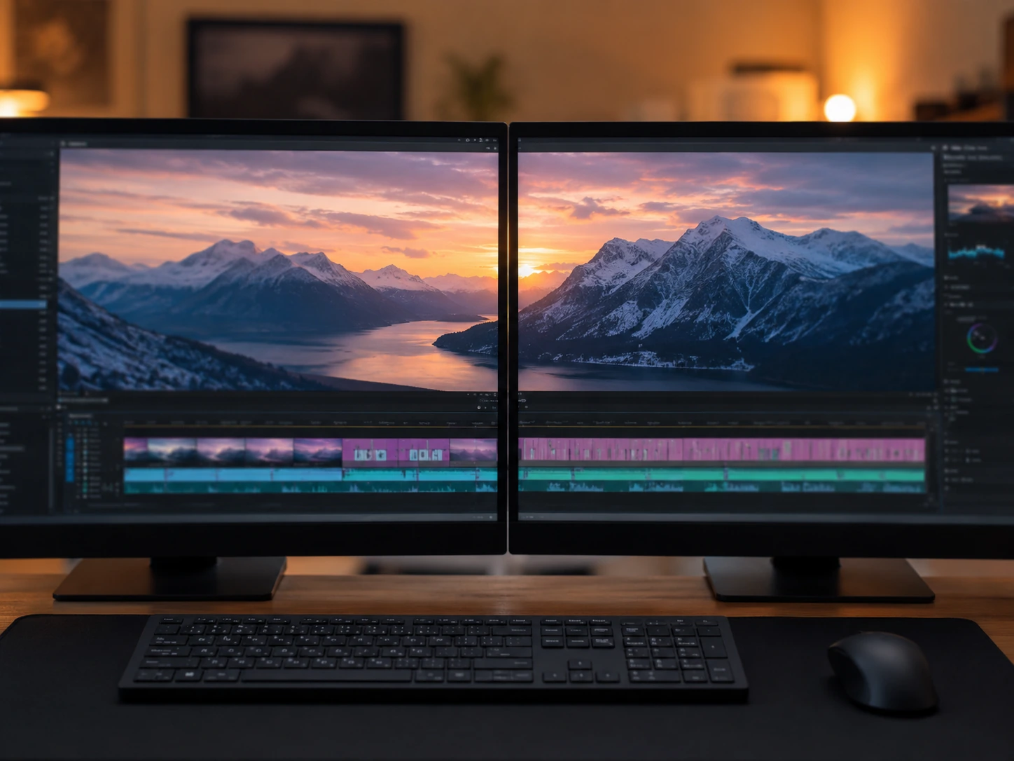 Dual monitor bezel gap vs ultrawide continuous screen