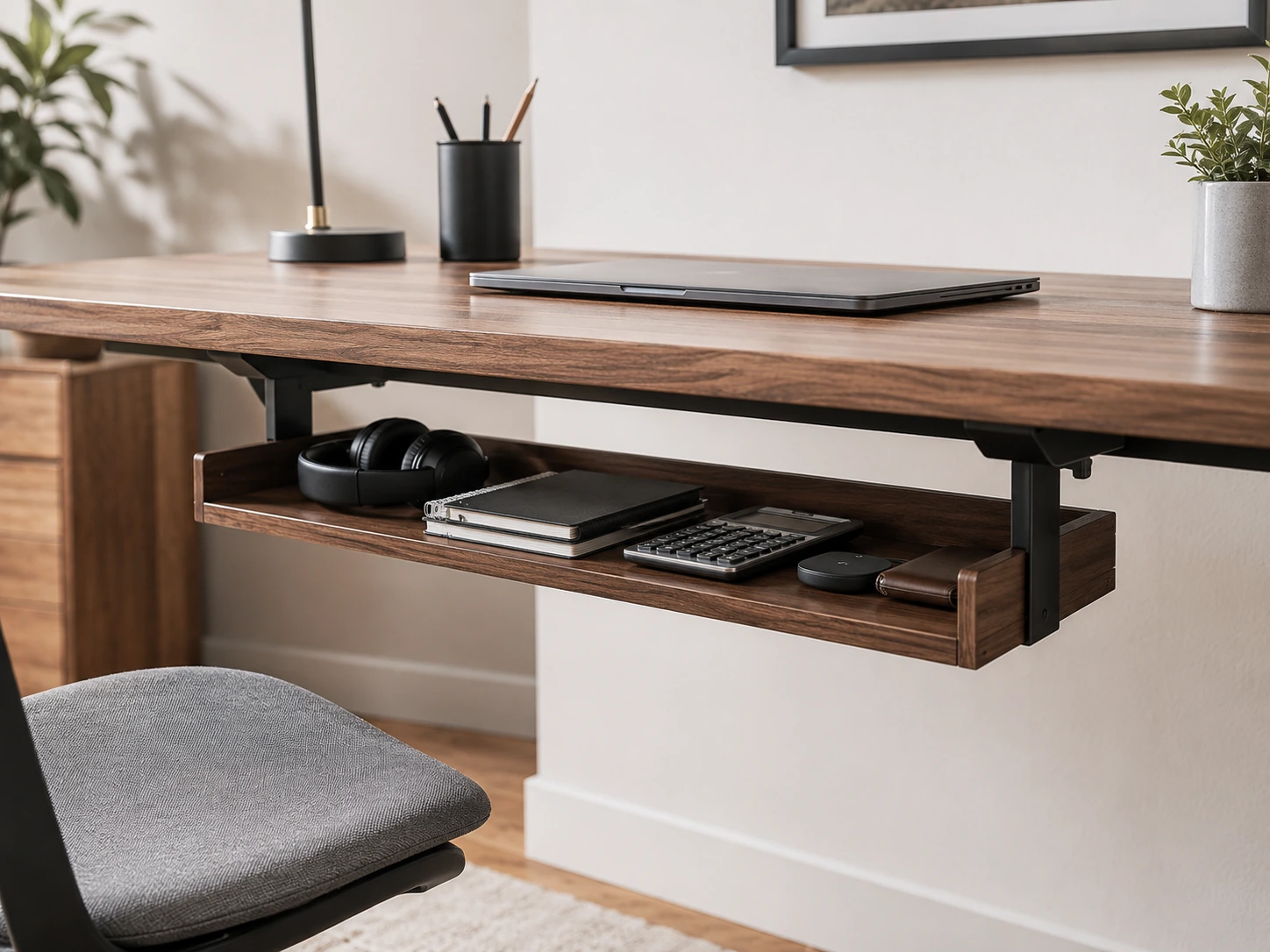 HumanCentric Under-Desk Storage Shelf