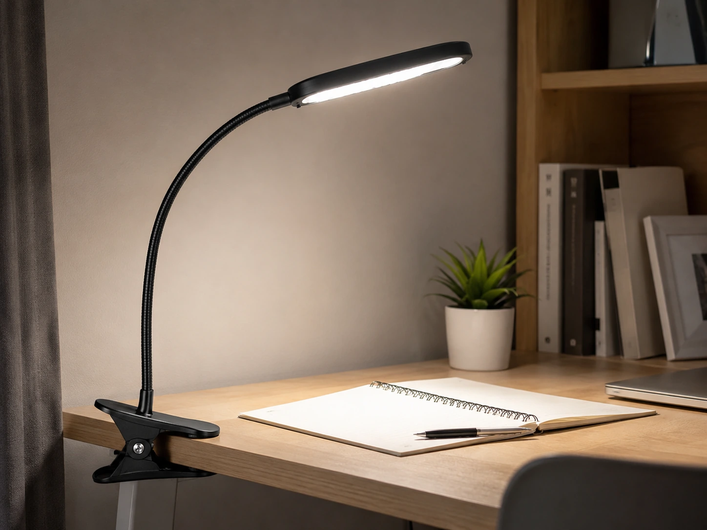 Dpower 48-LED Clip-On Desk Lamp