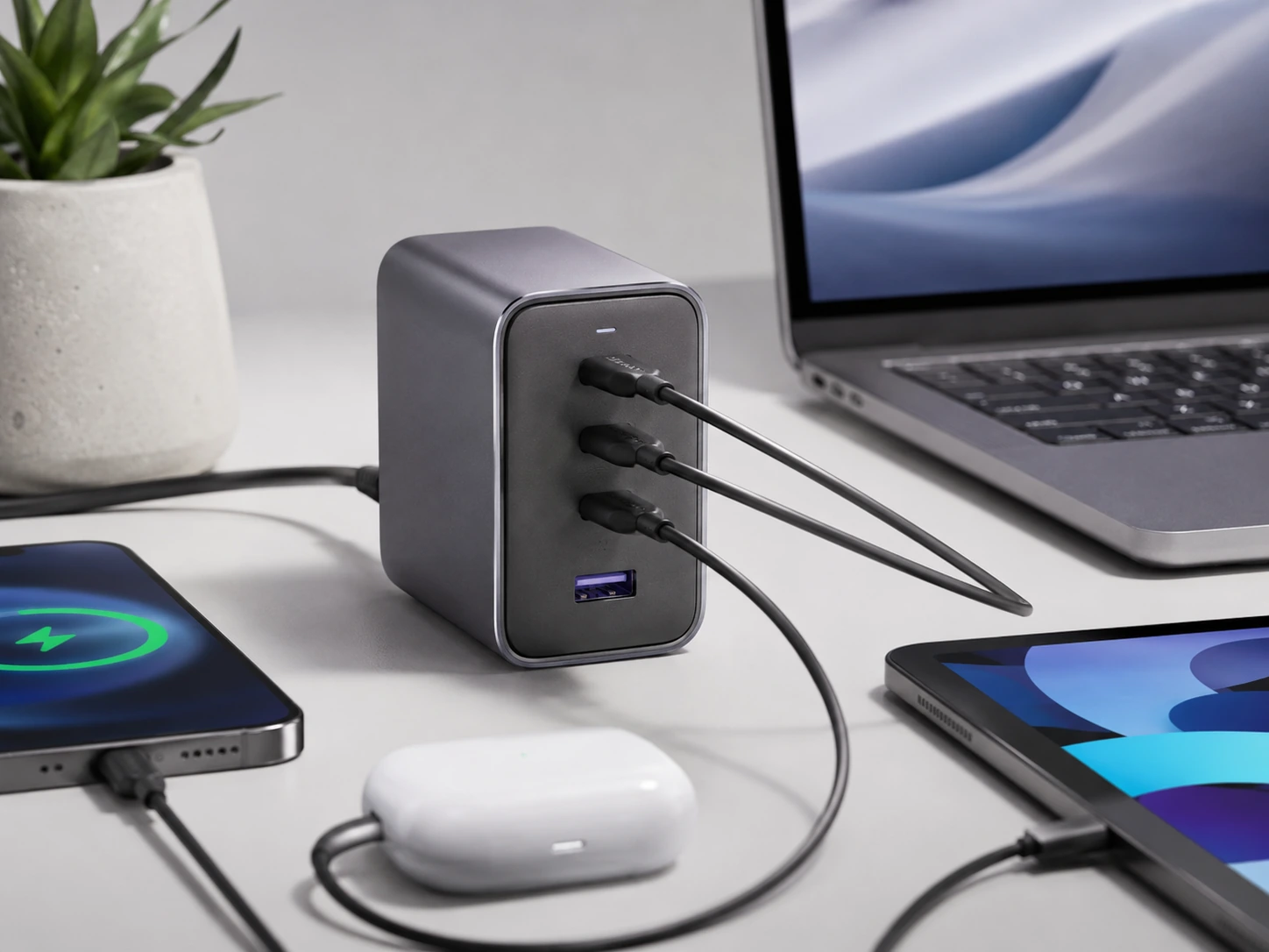 UGREEN Nexode 65W 4-Port GaN