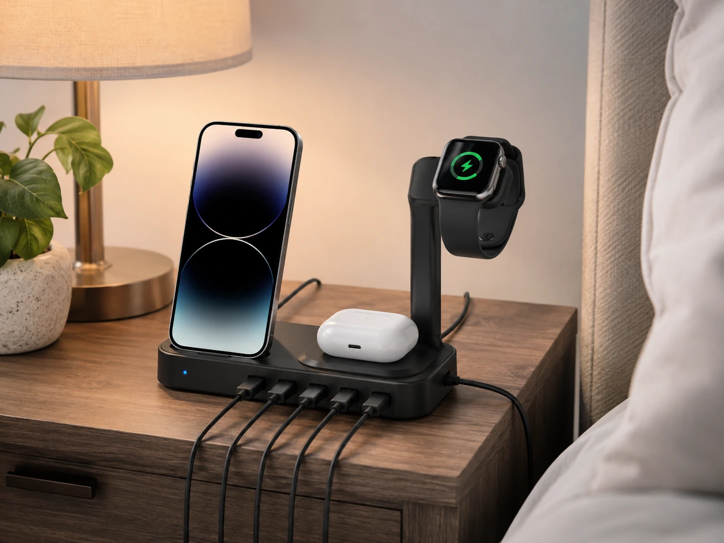 SooPii Premium 6-Port + Watch Arm