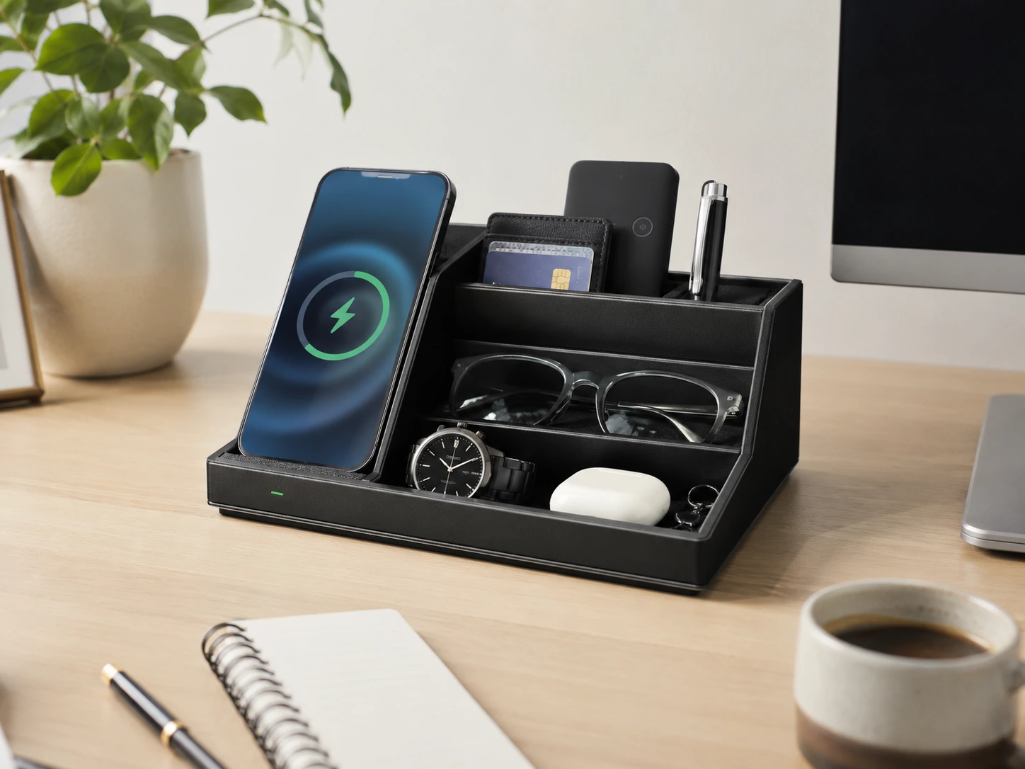 TopMade 4-Slot Wireless Organizer