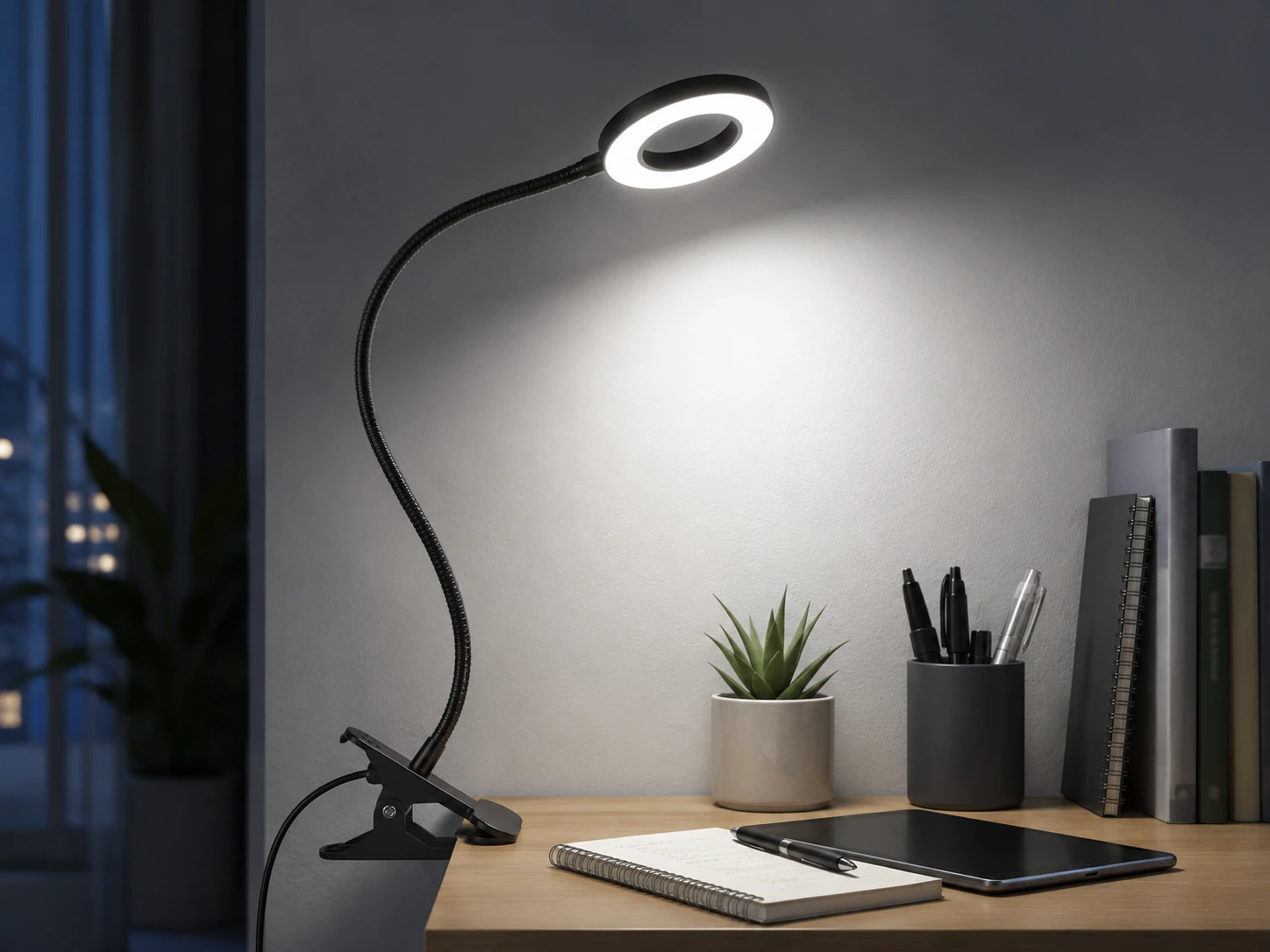 iVict 56-LED Clip Desk Light