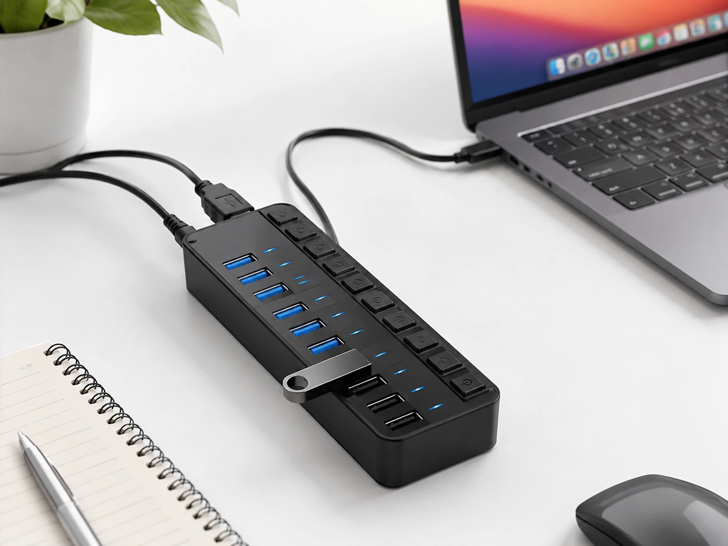 Sabrent 10-Port USB 3.0 Hub