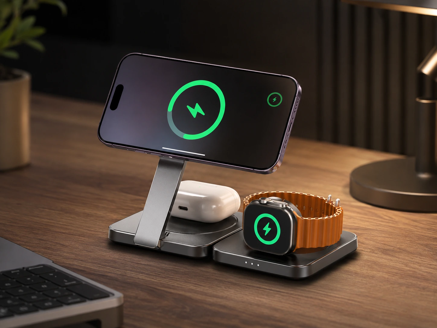 LISEN Qi2 3-in-1