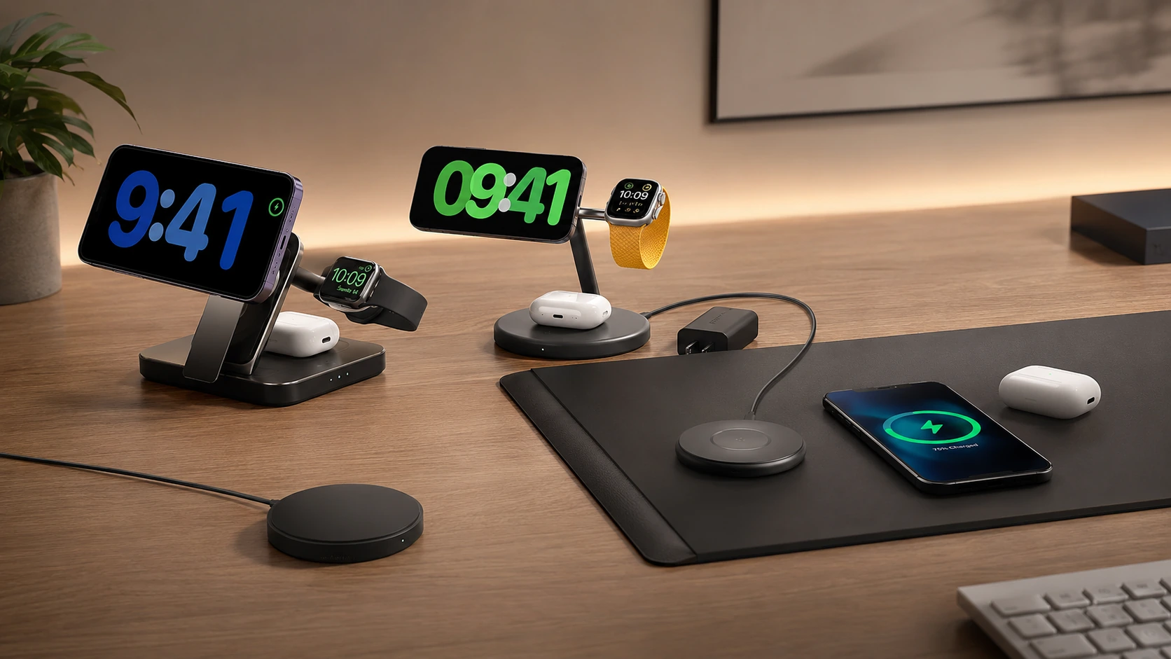 The Best Wireless Charging Stations for Desk: Clean Picks for Phones, Earbuds, and Watches, Compared