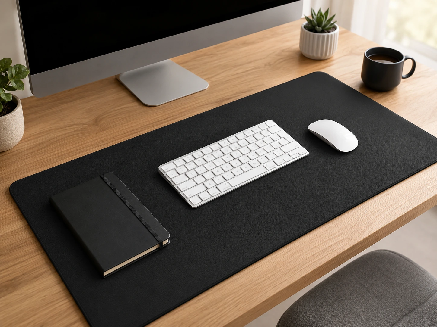 K KNODEL Large Desk Mat (31.5 × 15.7 in)