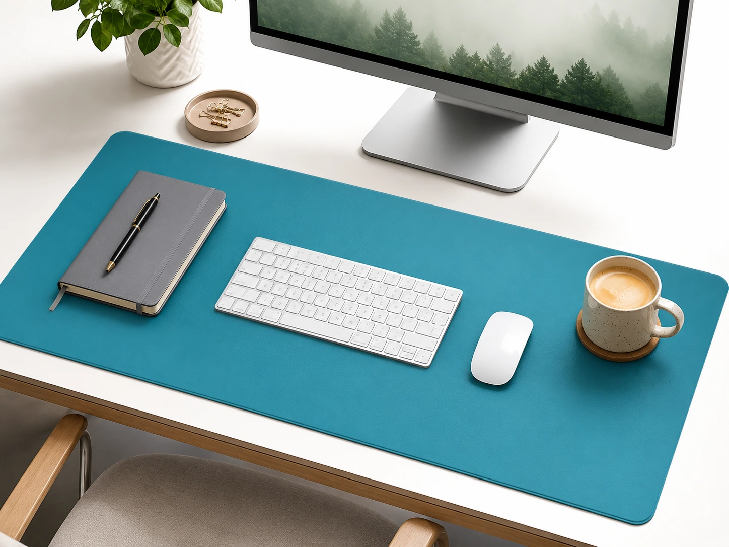 Aothia Dual-Sided Leather Desk Pad