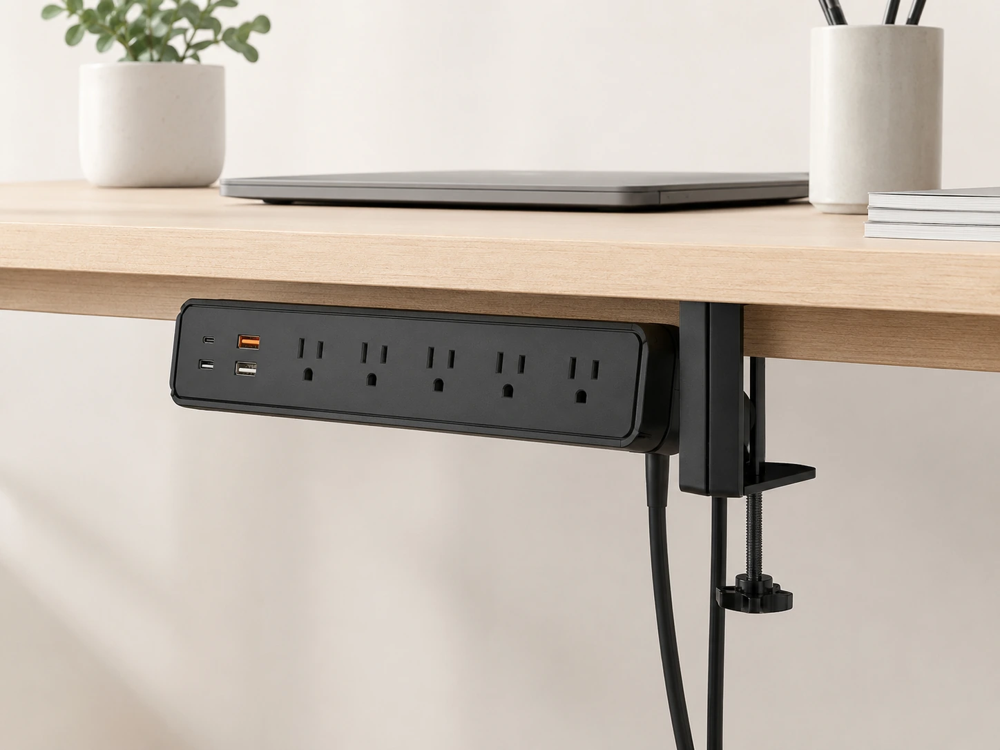 Tessan 14-in-1 Desk Clamp Power Strip